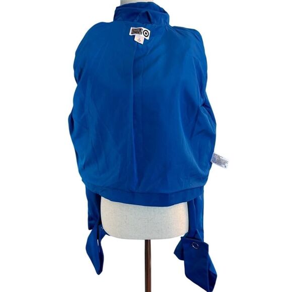 NWOT Black History Month TARGET Cropped Light Jacket Lined '22 Blue Small - Picture 6 of 7